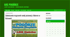 Desktop Screenshot of lks.wielopole-skrz.pl