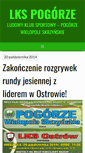 Mobile Screenshot of lks.wielopole-skrz.pl